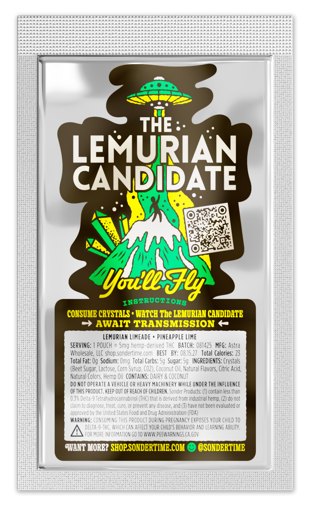 Sonder Lemurian Limeade Space Crystals